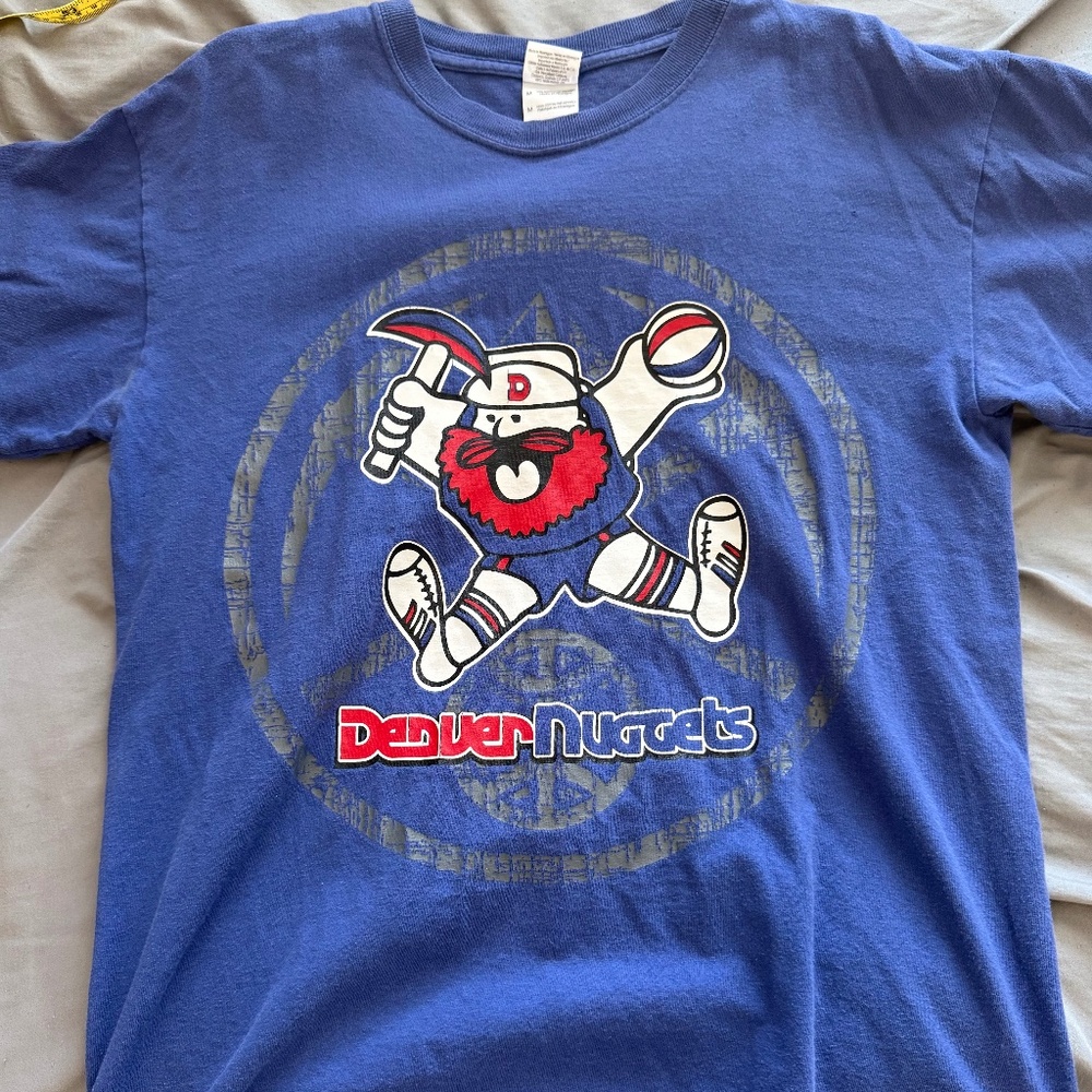 Vintage NBA Denver Nuggets blue T-shirt
